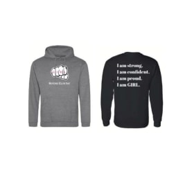 I am GIRL Large Logo Hoodie item