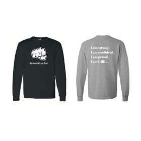 I am GIRL Large Logo Long Sleeve T item