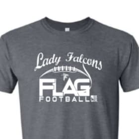 Lady Falcon's Flag Football Tee item