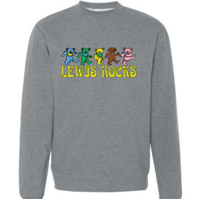 Dancing Melvin Crewneck Sweatshirt // Gunmetal Heather item