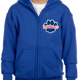 Zip-front sweatshirt - Blue item