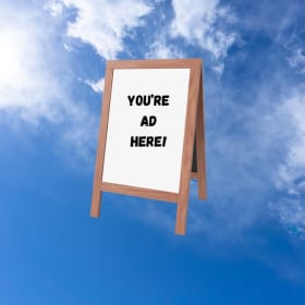 Sandwich Board advertising for your event item