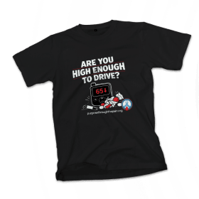 High Enough To Drive T-shirt item