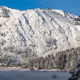 Tram Face Shrouded in Snow Print By Nick Cahill item
