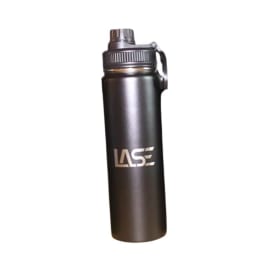 LASE SMALL SILVER LOGO Insulated water Bottle 24oz item