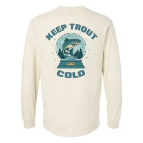 Keep Trout Cold - SMALL Snow Globe Long Sleeve T Shirt item