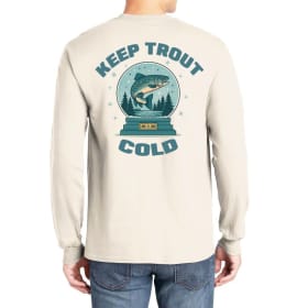 Keep Trout Cold - MEDIUM Snow Globe Long Sleeve T Shirt item