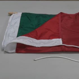 Drapeau Patriote (avec personnage) Nylon 200D 36x54 item