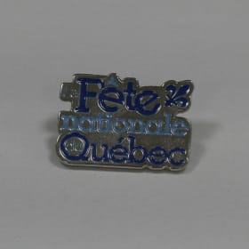 Épinglette « La Fête nationale du Québec » (Petit) item