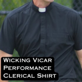 Wicking Vicar's Performance Clerical Shirt Gift Certificate item