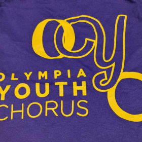 Youth small purple T-shirt item