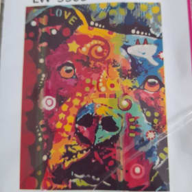 Staffy Paint by Numbers kit item
