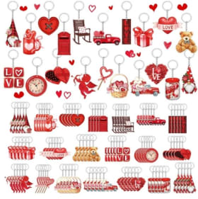 Valentine acrylic keychain item