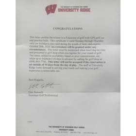 Golf Foursome with Carts at University Ridge item