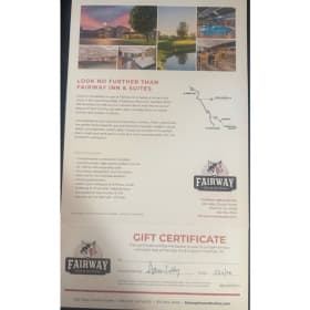 One Night Stay Fairway Inn Mishicot item