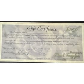 $250 Photography Gift Certificate #1 item