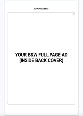 Inside Back Cover Ad (Full Page) item
