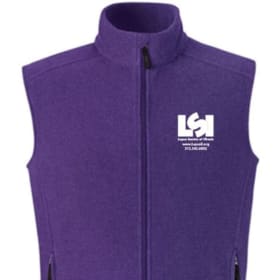 Purple Fleece Vest item