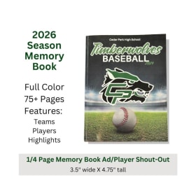 Add On: 1/4 Page Memory Book Ad/Player Shout-Out item