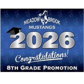 8th Grade Yard Signs - NON Personalized item