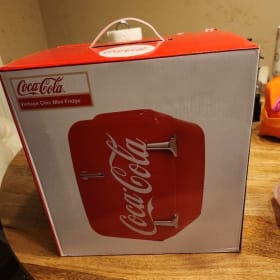 Coca-Cola Vintage Chic Cooler/Warmer Mini Fridge, 110V/12V, item