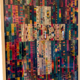 Collaborative Student Work "210 Hands, 1 Cross" item