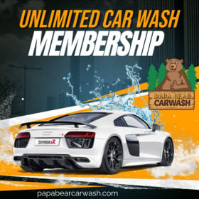 Unlimited Car Washes at Papa Bear Car Wash item