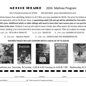 Mt. Hood Matinee Pass item