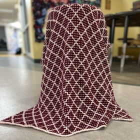 Hand Knit Afghan item
