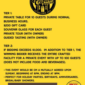 A night at Crafted Artisan Meadery item