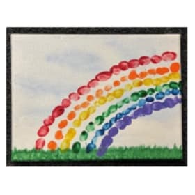 Kindergarten B-9x12 Handprint & Fingerprint Art item
