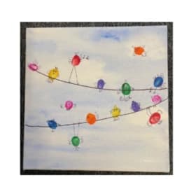 Kindergarten C 12x12 Handprint & Fingerprint Art item