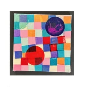 Third Grade A – 12" x 12" Tissue Paper Collage item