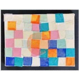 Third Grade B – 9" x 12" Tissue Paper Collage item
