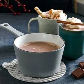 100630 1qt/1L Enameled Cast Iron Milk Pot item