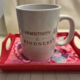 Love themed "Mug Rug" item