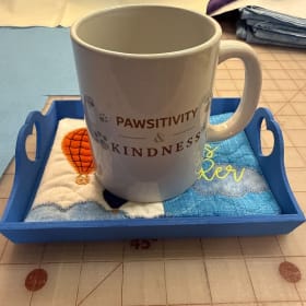 Let's Wander "Mug Rug" item