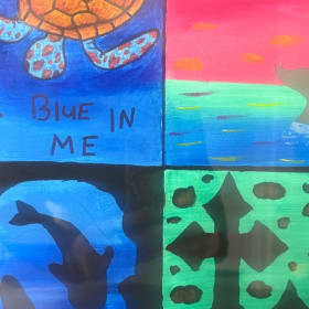 "The Blue in Me" by Hermonie Burns item