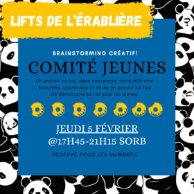 LIFTS ÉRAB: comité jeunes - 5 fév @17h45-21h15 item
