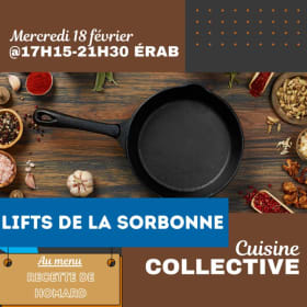 LIFTS SORB: cuisine collective - 18 fév @17h15-21h30 item