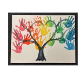 Kindergarten A- 18x25 Handprint & Fingerprint Art item
