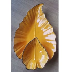 Vintage California Pottery Chip & Dip Dish item