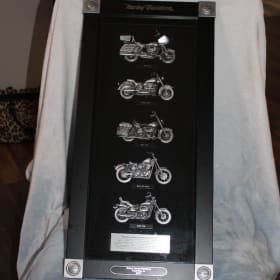 Harley-Davidson Motorcycles of the 1980s – Framed Display item