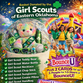 Girl Scouts Gift Basket + Bounce U item