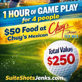 Suite Shots Golf & Chuy's Tex-Mex item