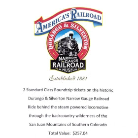 Durango & Silverton Narrow Gauge Railroad Ride item