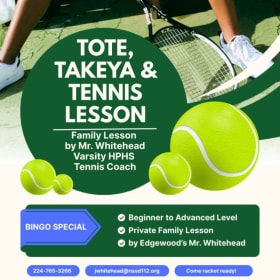 Family Tennis Lesson with HPHS Tennis Coach, John Whitehead item