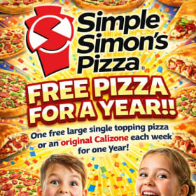 Simple Simon's- Pizza for a Year! item