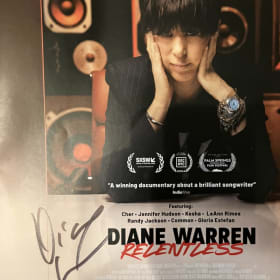 DEAR ME SHEET MUSIC SIGNED BY DIANE WARREN OSCAR NOMMED SONG item