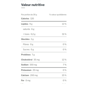 Cheddar blanc frais du jour 340gr item
